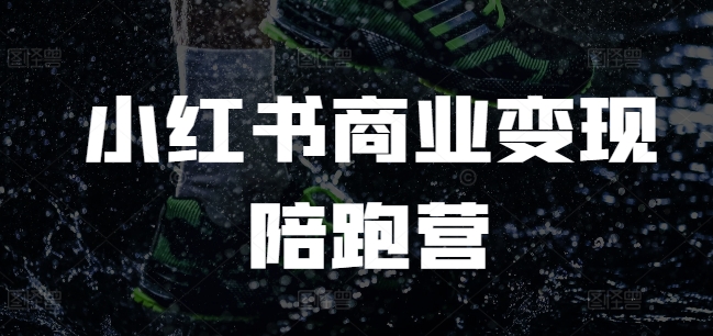 小红书商业变现陪跑营，小红书电商教程-识享社