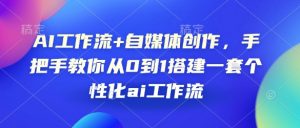 AI工作流+自媒体创作,手把手教你从0到1搭建一套个性化ai工作流-识享社