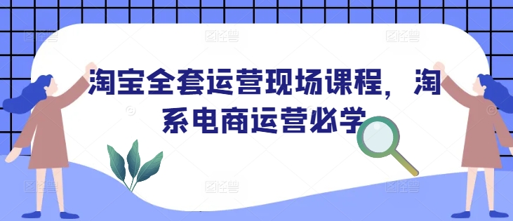 淘宝全套运营现场课程,淘系电商运营必学-识享社
