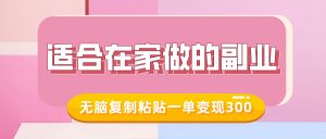 适合在家做的副业,小红书冷知识账号,无脑复制粘贴一单变现300-识享社