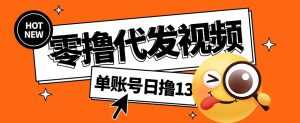 视频代发纯绿色项目,不用剪辑提供素材直接发布,0粉丝也能轻松日入50+-识享社
