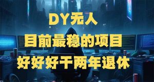 DY无人,目前最稳的项目,矩阵放大边旅游边赚钱,好好好干两年退休-识享社