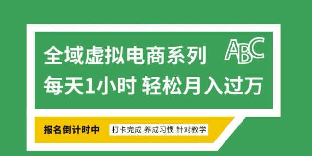 全域虚拟电商变现系列,通过平台出售虚拟电商产品从而获利-识享社