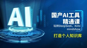 国产AI工具精通课，玩转DeepSeek，Kimi，mindshow，打造个人知识库-识享社