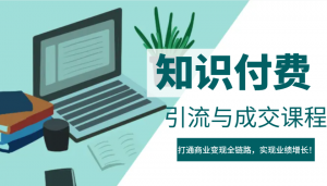 IP合伙人知识付费虚拟项目,引流与成交课程,打通商业变现全链路,实现业绩增长!-识享社