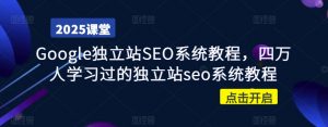 Google独立站SEO系统教程,四万人学习过的独立站seo系统教程-识享社
