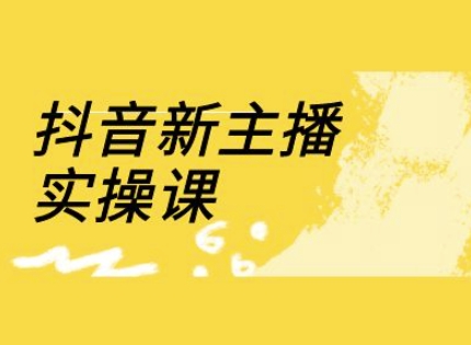 抖音新主播实操课，直播间流量运营线上实操课(18节)-识享社