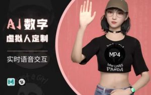 Ai数字人虚拟(智能体)实时语音交互特训营，​自行定制超写实角色AI数字人交互技术-识享社