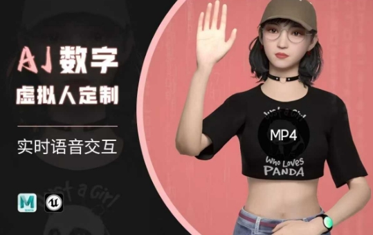 Ai数字人虚拟(智能体)实时语音交互特训营，​自行定制超写实角色AI数字人交互技术-识享社