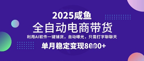 全网首发【闲鱼全自动电商带货】三年磨一剑,一朝露锋芒,单月稳定变现8k+【揭秘】-识享社