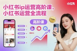 小红书ip运营高阶课,小红书运营全流程-识享社