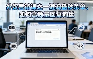 外贸营销课之一键询盘秒杀单，如何高质量回复询盘-识享社