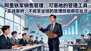 阿里铁军销售管理:可落地的管理工具+实战案例,不能拿业绩的管理都在扯淡-识享社