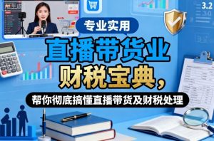 直播带货业财税宝典,帮你彻底搞懂直播带货及财税处理-识享社