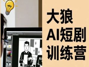 大狼AI短剧训练营-短剧课程(更新中)-识享社