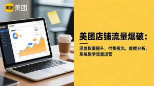 美团店铺流量爆破:涵盖权重提升、付费投流、数据分析,系统教学流量运营-识享社