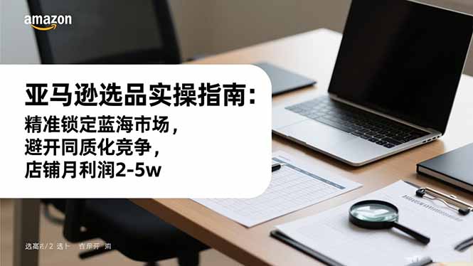 亚马逊选品实操指南:精准锁定蓝海市场,避开同质化竞争,店铺月利润2-5w-识享社