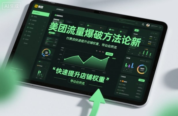 美团流量爆破方法论,付费流快速提升店铺权重,带动自然流-识享社