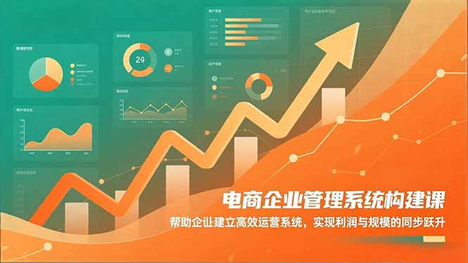 电商企业管理系统构建课:帮助企业建立高效运营系统,实现利润与规模的同步跃升-识享社