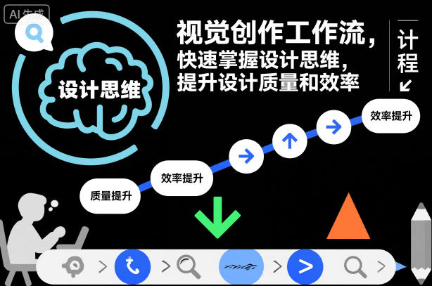 视觉创作工作流,快速掌握设计思维,提升设计质量和效率-识享社