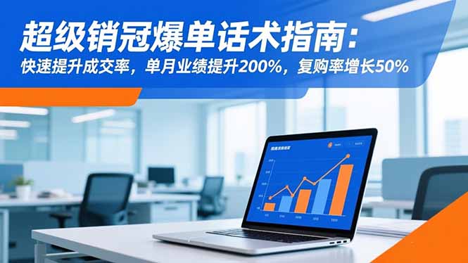超级销冠爆单话术指南：快速提升成交率，单月业绩提升200%，复购率增长50%-识享社