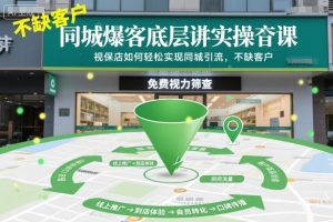 同城爆客底层实操课，视保店如何轻松实现同城引流，不缺客户！-识享社
