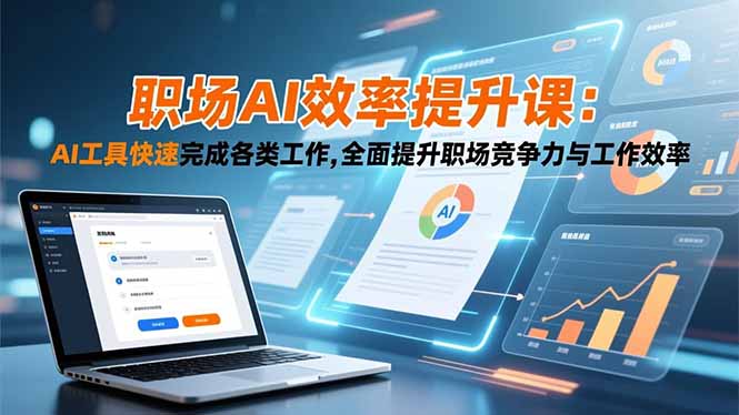 职场AI效率提升课:AI工具快速完成各类工作,全面提升职场竞争力与工作效率-识享社
