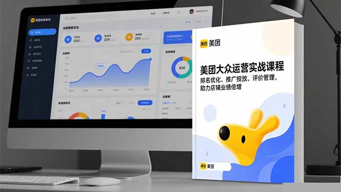 美团大众运营实战课程,排名优化、推广投放、评价管理,助力店铺业绩倍增-识享社