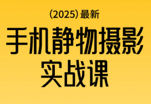 金老师·2025爆款手机静物摄影实战课-识享社