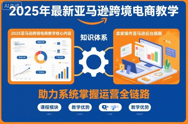2025年最新亚马逊跨境电商教学,助力卖家系统掌握亚马逊运营全链路知识-识享社