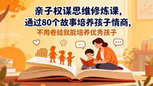 亲子权谋思维修炼课，通过80个故事培养孩子情商,不用卷娃就能培养优秀孩子-识享社