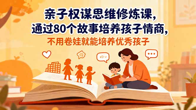 亲子权谋思维修炼课：用80个故事培养孩子情商与决策力 | 告别内卷