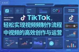 TikTok中视频制做流程，轻松实现Tk中视频的高效创作与运营-识享社