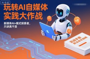 玩转AI自媒体实践大作战,新媒体AI+模式探索者,只讲真干货-识享社