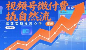 视频号微付费撬自然流，高效实战投流心得-识享社