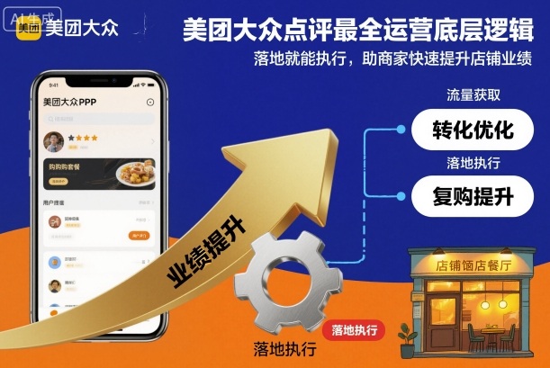 美团大众点评最全运营底层逻辑,落地就能执行,助商家快速提升店铺业绩-识享社