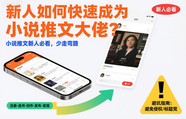 新人如何快速成为小说推文大佬？小说推文新人必看，少走弯路-识享社