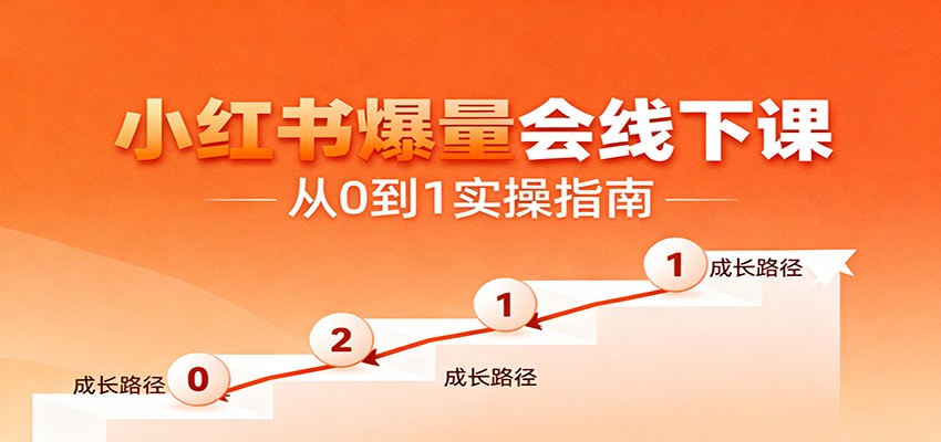 图片[1]-小红书爆量会线下课，聚焦小红书运营全流程，从0到1爆店实操方案-识享社