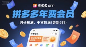 拼多多年费会员,实经验分享操,时长拉满,干货拉满(更新12月)-识享社