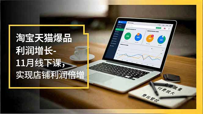淘宝天猫爆品利润增长-11月线下课,免费流量、付费放大、费比管控,实现店铺利润倍增-识享社