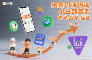 闲鱼引流培训，小白到高手，养号-起号-运营-识享社