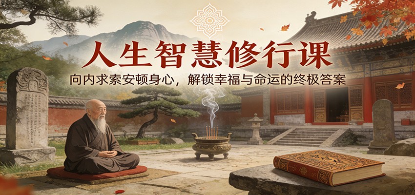 人生智慧修行课：向内求索安顿身心，解锁幸福与命运的终极答案-识享社