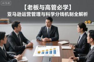 【老板与高管必学】亚马逊运营管理与科学分钱机制全解析-识享社