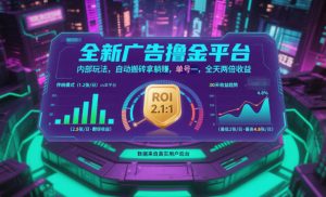 全新广告撸金平台，内部玩法，自动搬砖拿躺賺，单号一天保底2张+，全天两倍收益【揭秘】-识享社