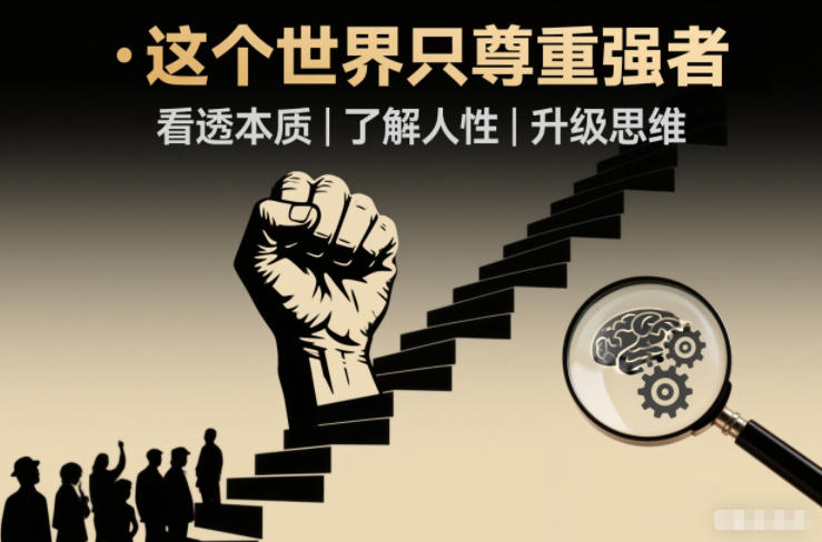 开悟1.0:这个世界只尊重强者,看透本质-了解人性-升级思维-识享社