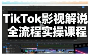 TikTok影视解说全流程实操,手把手教你打造TK爆款解说视频-识享社