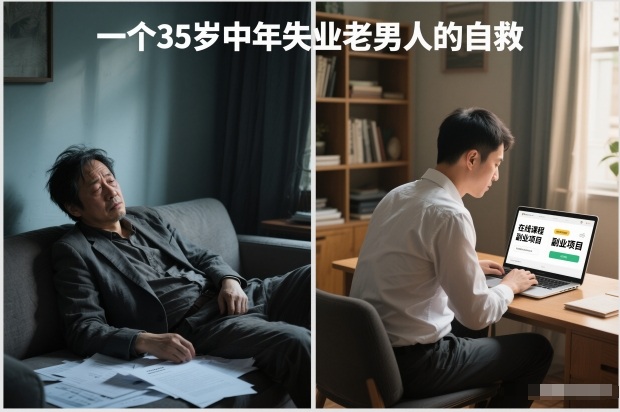 付费文章:一个35岁中年失业老男人的自救-识享社