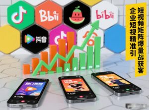 企业短视频精准引流矩阵获客,短视频矩阵爆量战法-识享社
