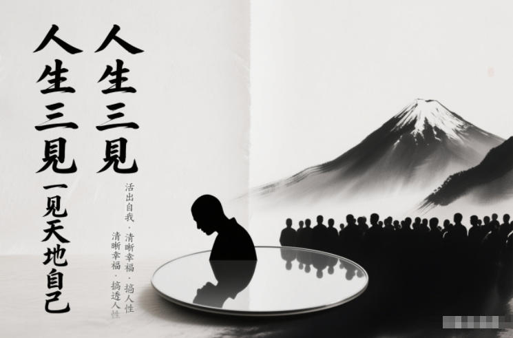 人生三见一见天地见众生见自己,活出自我拥有清晰幸福人生,搞透人性-识享社