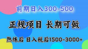 日收益500-1000+ 一台电脑在家就能做-识享社